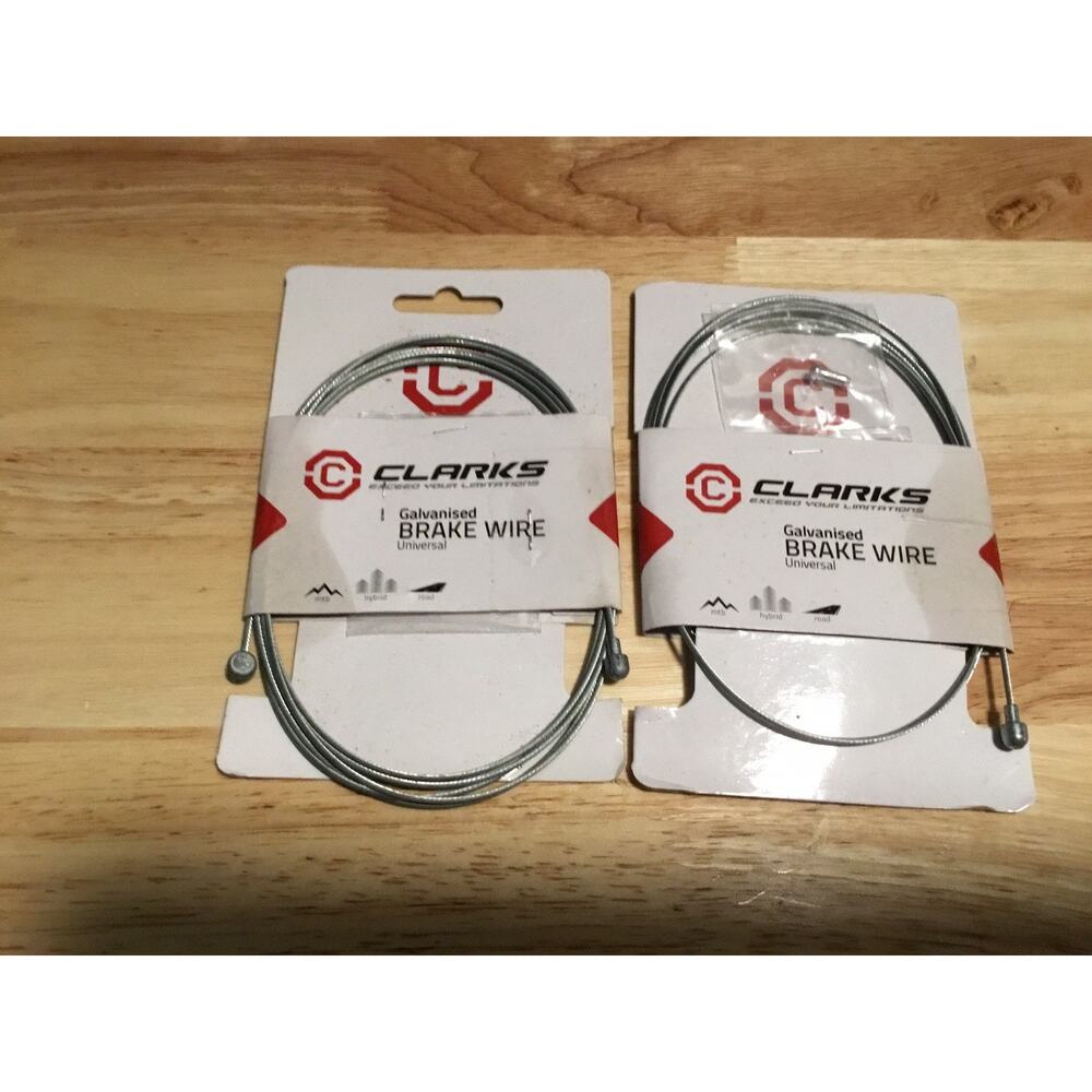 Two Clarks Galvanized Brake Wire Cable Brake Clk Wire Galv 1.5x2000 Univ
